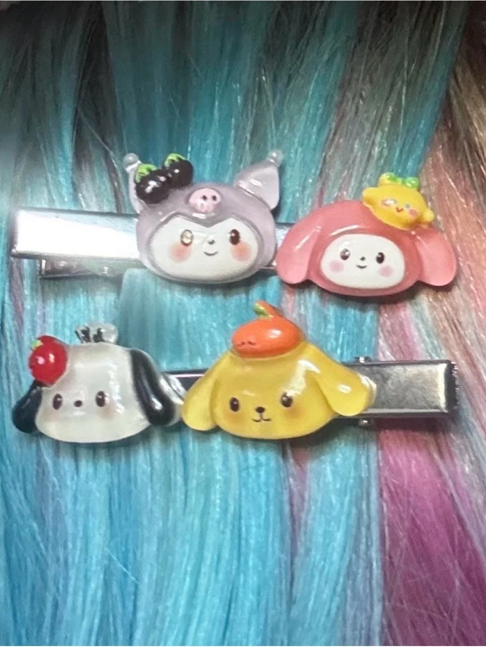 Sanrio Characters Hair Clips Set